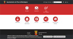 Desktop Screenshot of pinademontalgrao.es