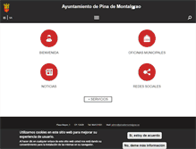 Tablet Screenshot of pinademontalgrao.es